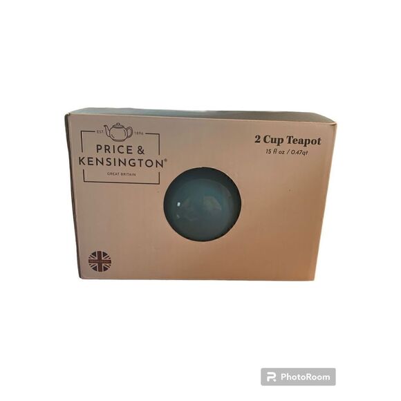 New Price & Kensington Stoneware Blue Ceramic Teapot and Lid - Picture 2 of 7